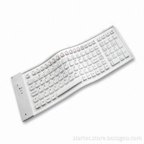 Bluetooth Keyboard, Made of Silicone Material, Can Supports iPad/iPhone 4G, Symbian S60V3